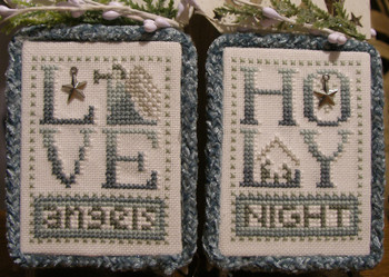 HZLB58 Love Angels/Holy Night (2 designs) - Love Bits Embellishment Included by Hinzeit