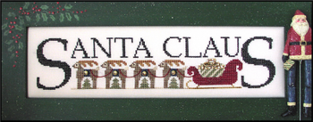 HZC147 Santa Claus - Charmed I Embellishment Included by Hinzeit