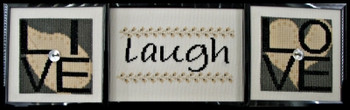 HZ312 Live Laugh Love - 3 or 1 Embellishment Included by Hinzeit