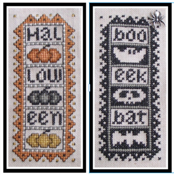 HZCD13 Halloween Duo - Charmed Duo (2 designs) Embellishment Included by Hinzeit