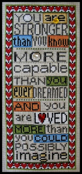 HZQ7 You Are Loved - Quotes Embellishment Included by Hinzeit