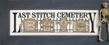 HCZ133 Last Stitch Cemetery - Charmed I Embellishment Included by Hinzeit