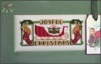 HZC236 Joyful Christmas - Charmed II Embellishment Included by Hinzeit