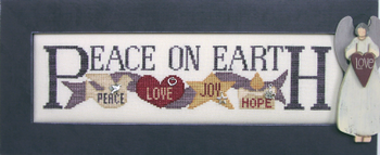 HZC142 Peace on Earth - Charmed I Embellishment Included by Hinzeit