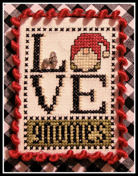 HZLB56 Love Gnomes - Love Bits Embellishment Included by Hinzeit