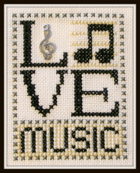 Love Music - Love Bits HZLB37 Embellishment Included by Hinzeit
