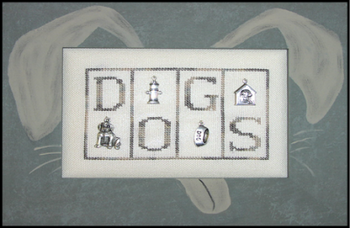 HZMB37 Dogs - Mini Blocks Embellishment Included by Hinzeit