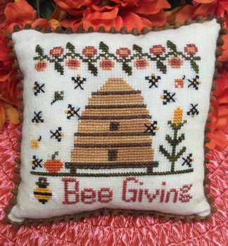 Bee Giving - Bee Series 62h x 61w by Needle Bling Designs 18-2099 YT NBD114