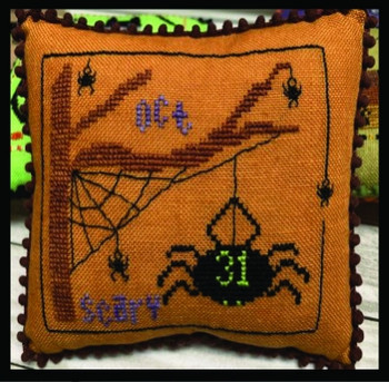 Scary Spiders 56h x 70w by Needle Bling Designs 19-1305 NBD137