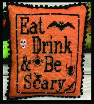 zNBD139 Eat, Drink, Be Scary - Halloween Mini-Series (5/7) Needle Bling Designs