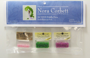 NC321E Fiddle Fern Petal Pushers Embellishment Pack  Nora Corbett