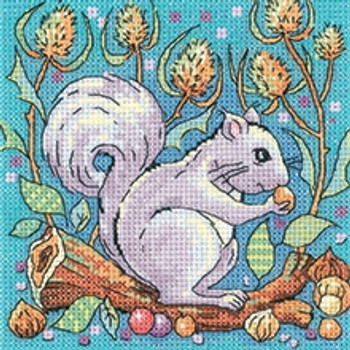 Heritage Crafts HC1383 Grey Squirrel - Woodland Creatures By Karen Carter;