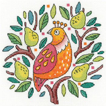 Heritage Crafts HC1600 Partridge in a Pear Tree Karen Carter Collection