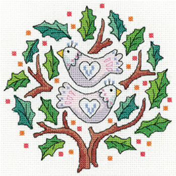 Heritage Crafts HC1601 Two Turtle Doves Karen Carter Collection