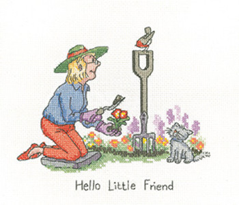 Heritage Crafts HC1659 Hello Little Friend by Perer Underhill The Golden Years Collection