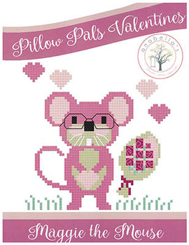 Maggie The Mouse - PillowPals Valentine's 64w x 64h by Anabella's 24-1129