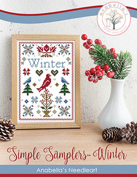 Simple Samplers Winter 70w x 100h by Anabella's 24-1006