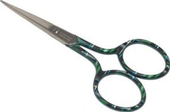 Premax PX1026 Scissors Embroidery Green scottish colored handle; 3 1/2"