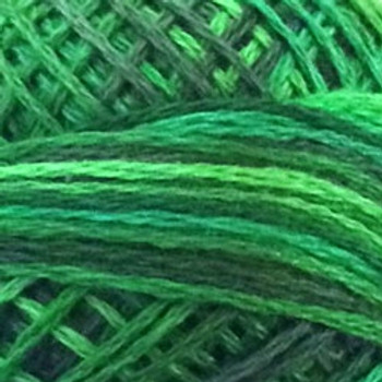 VA10M79 Floss Explosion in Greens 3Ply Balls Valdani