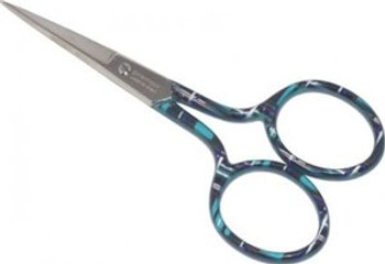 Premax PX1024 Embroidery Scissors Blue scottish colored handle; 3 1/2"