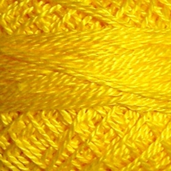 12VA1310 Bright Yellow Pearl Cotton Size 12 Ball Valdani