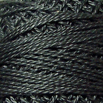 12VAS135 Beaver Gray Dark Pearl Cotton Size 12 Solid Ball Valdani