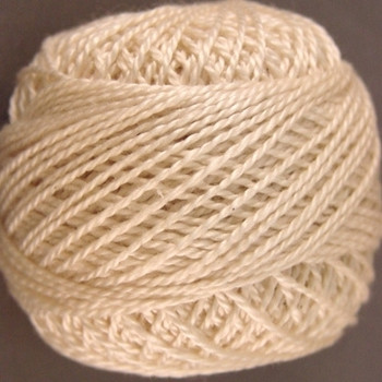 12VAS6 Natural Pearl Cotton Size 12 Solid Ball Valdani