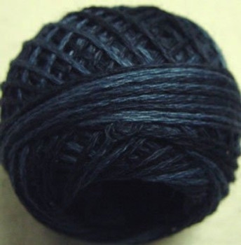 5VAH207 Darkened Blue Pearl Cotton Size 5 Ball Valdani