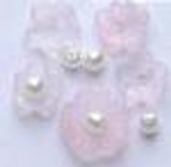 Sweetheart Tree Charm Pink Flower Bead