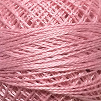 Rich Pink 5VAS46 Pearl Cotton Size 5 Solid Balll Valdani