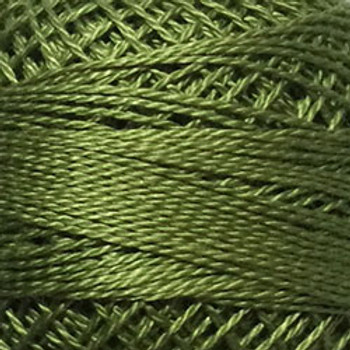 Soft Olive Green 5VAS188 Pearl Cotton Size 5 Solid Ball Valdani
