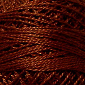 Red Brown Medium 5VAS1643 Pearl Cotton Size 5 Solid Ball Valdani