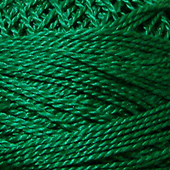 Rich Green Dark 5VAS1252 Pearl Cotton Size 5 Solid Ball Valdani