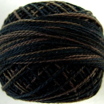 Black Nut 8VA531 Pearl Cotton Size 8 Ball/Skein Valdani