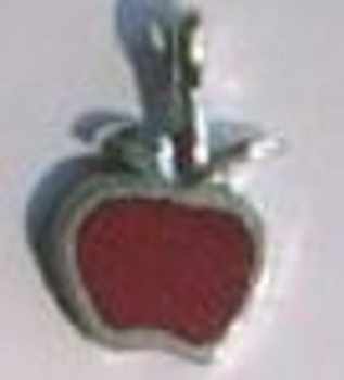 Sweetheart Tree Charm Inlay Apple (Sterling)
