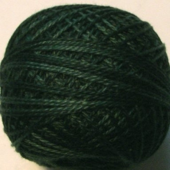 Deep Forest Greens 8VA41 Pearl Cotton Size 8 Ball Or Skein Valdani