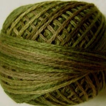 Green Olives 8VA519 Pearl Cotton Size 8 Ball Or Skein Valdani