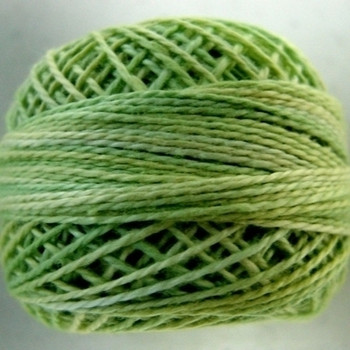 Lime Sherbet 8VA543 Pearl Cotton Size 8 Ball Or Skein Valdani