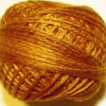 Yummy Pumpkin 8VA217 Pearl Cotton Size 8 Ball/Skein Valdani