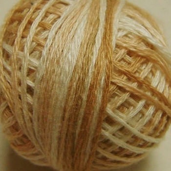 Wheat Husk 8VA514 Pearl Cotton Size 8 Ball/Skein Valdani