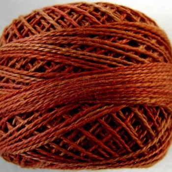 Terracotta Twist 8VA510 Pearl Cotton Size 8 Ball/Skein Valdani