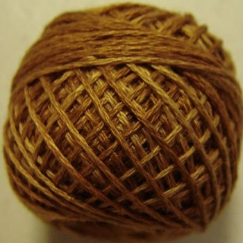 Tea Honey 8VA571 Pearl Cotton Size 8 Ball/Skein Valdani