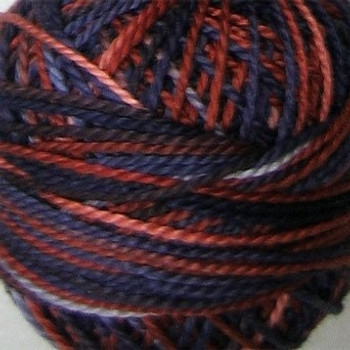 Ocean Sunset 8VAM64 Pearl Cotton Size 8 Ball/Skein Valdani