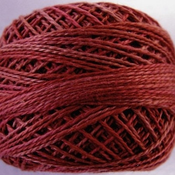 Old Brick 8VAP1 Pearl Cotton Size 8 Ball/Skein Valdani