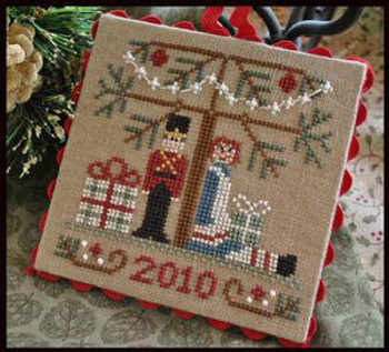 Ornament 10-Under The Tree 57 x 57 Little House Needleworks  10-2056