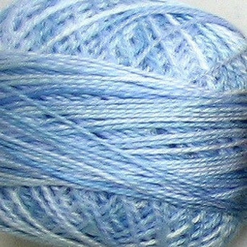 Summer Sky 8VAM42 Pearl Cotton Size 8 Ball/Skein Valdani