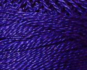 Dark Blue 8VAS1242 Pearl Cotton Size 8 Solid Ball OrSkein Valdani