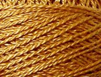 Dusty Wheat Medium 8VAS1292 Pearl Cotton Size 8 Solid Ball Or Skein Valdani
