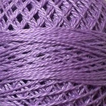 Lavender Medium 8VAS80 Pearl Cotton Size 8 Solid Ball Or Skein Valdani