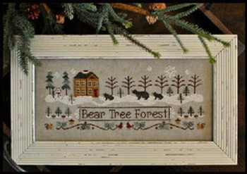 Bear Tree Forest 193w x 81h Little House Needleworks 12-2965